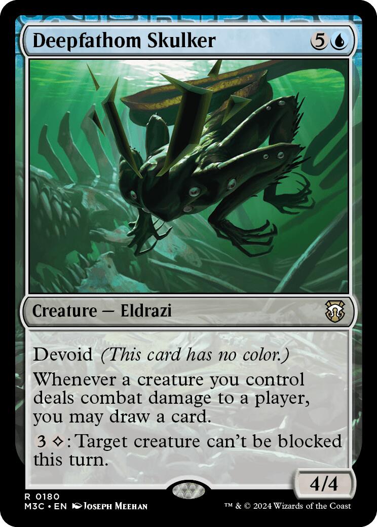 ripple cards mtg Deepfathom Skulker (Ripple Foil) [M3C