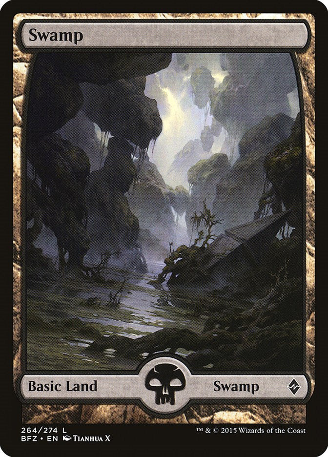 Swamp (264) - Full Art [BFZ - 264]