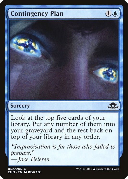 Contingency Plan [EMN - 52]