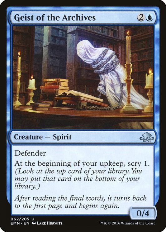 Geist of the Archives [EMN - 62]