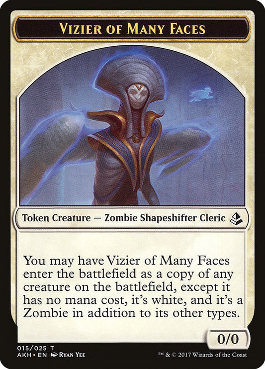 Vizier of Many Faces Token [AKH - 15]