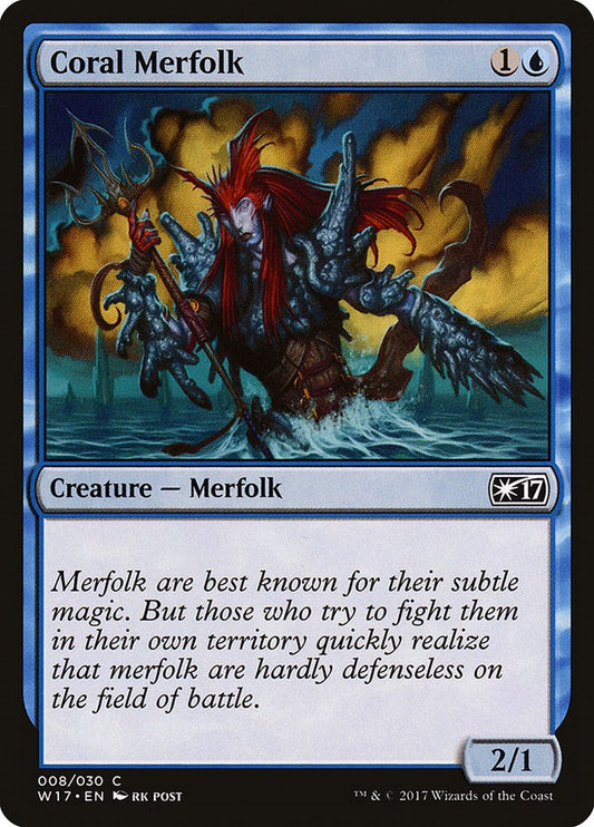Coral Merfolk [W17 - 8]