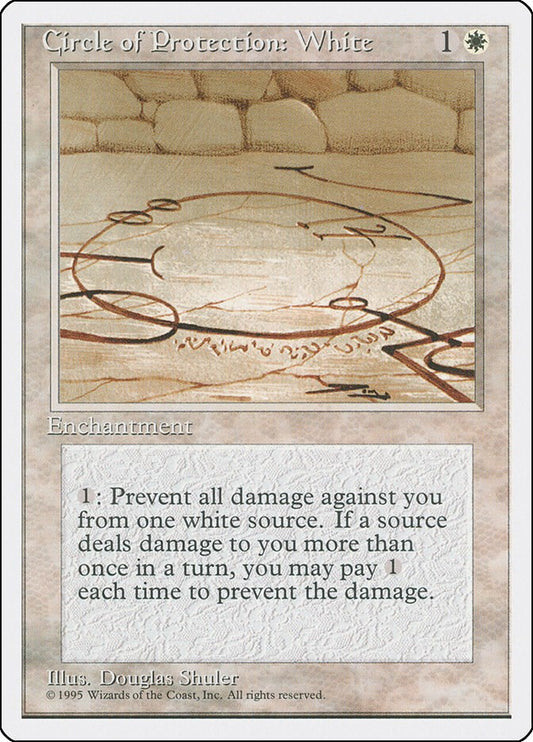 Circle of Protection: White [4ED - N/A]