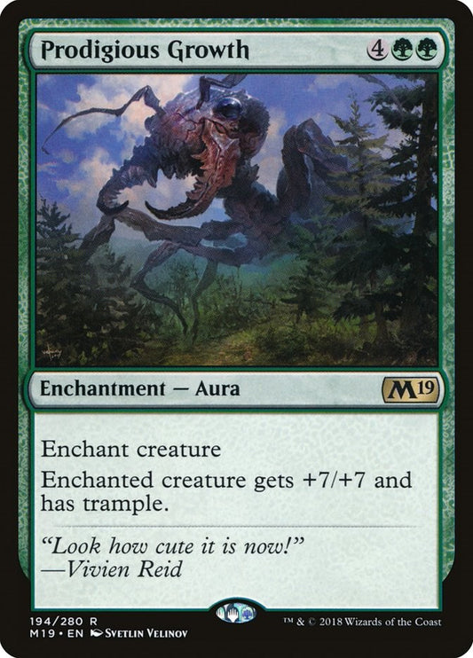 Prodigious Growth [M19 - 194]
