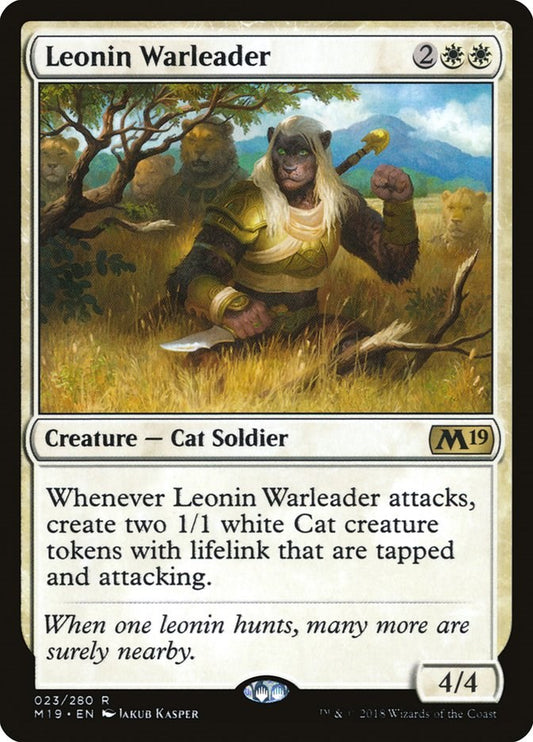 Leonin Warleader [M19 - 23]