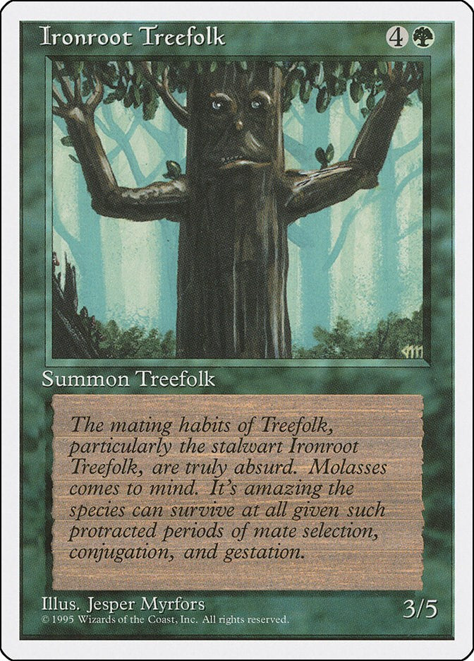Ironroot Treefolk [4ED - N/A]