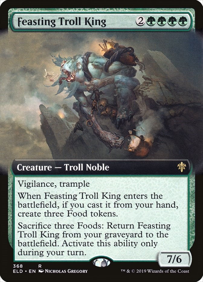 Feasting Troll King (Extended Art) [ELD - 368]