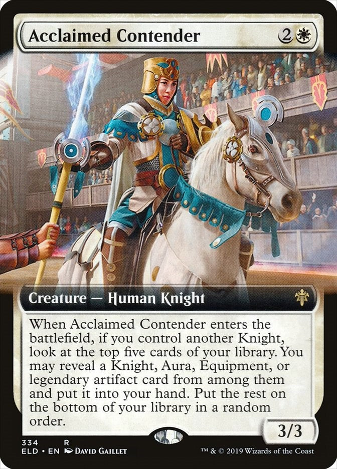 Acclaimed Contender (Extended Art) [ELD - 334]