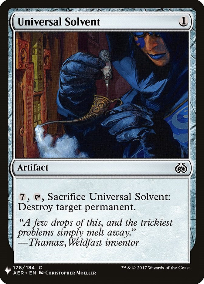 Universal Solvent [LIST - 178]