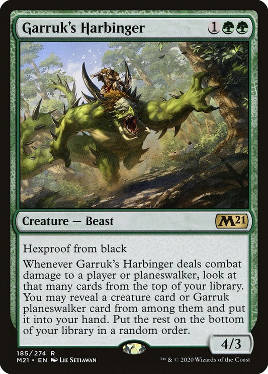 Garruk's Harbinger [M21 - 185]