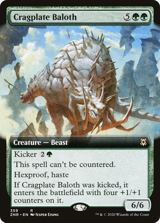 Cragplate Baloth (Extended Art) [ZNR - 359]