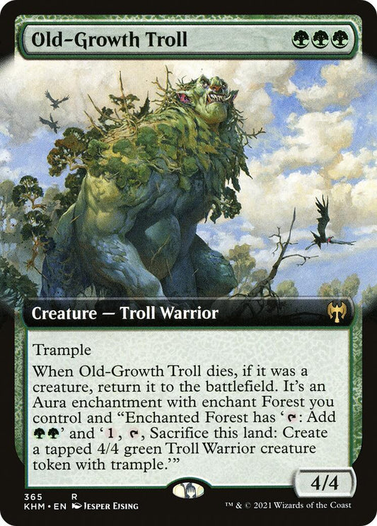 Old-Growth Troll (Extended Art) [KHM - 365]