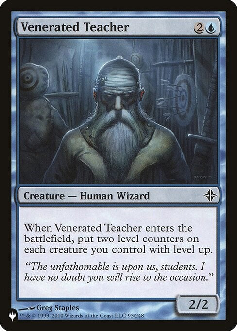 Venerated Teacher [LIST - 93/248]