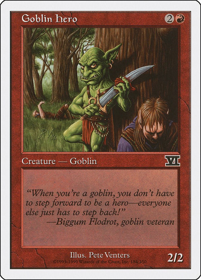 Goblin Hero [6ED - 184]