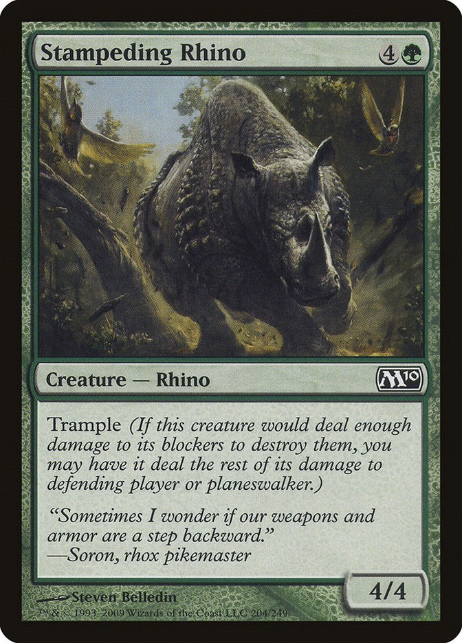 Stampeding Rhino [M10 - 204]
