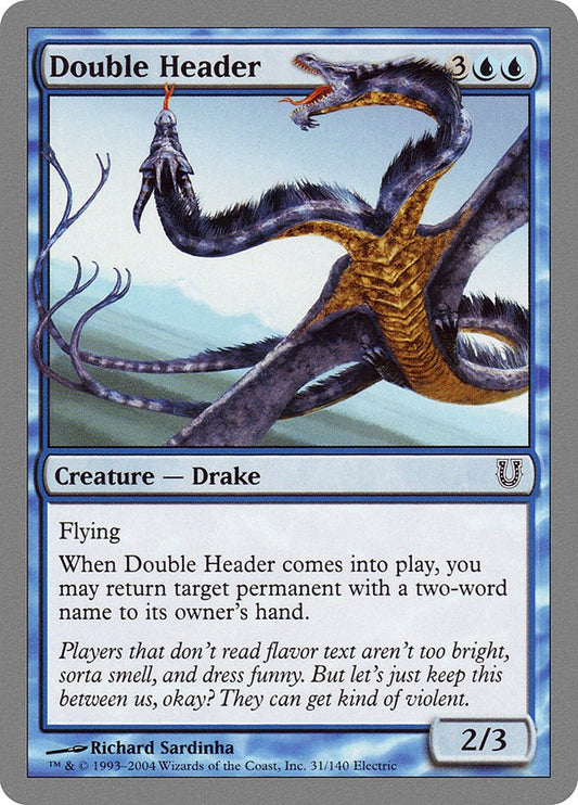 Double Header [UNH - 31]