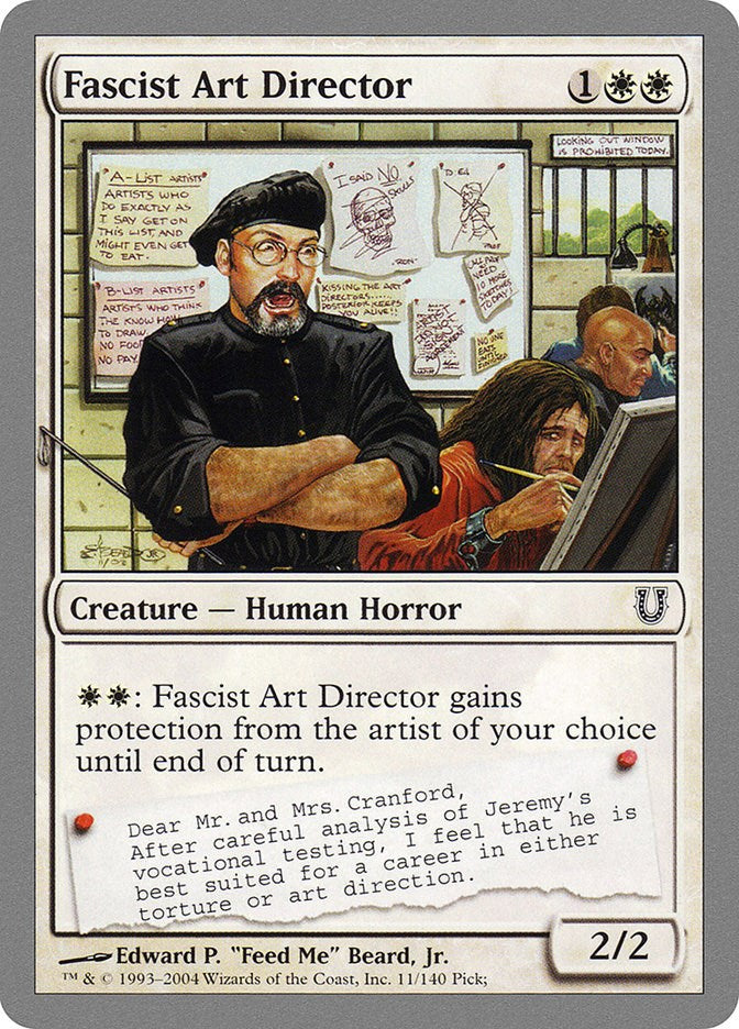 Fascist Art Director [UNH - 11]