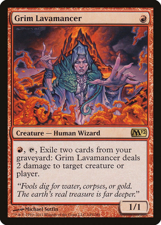 Grim Lavamancer [M12 - 145]