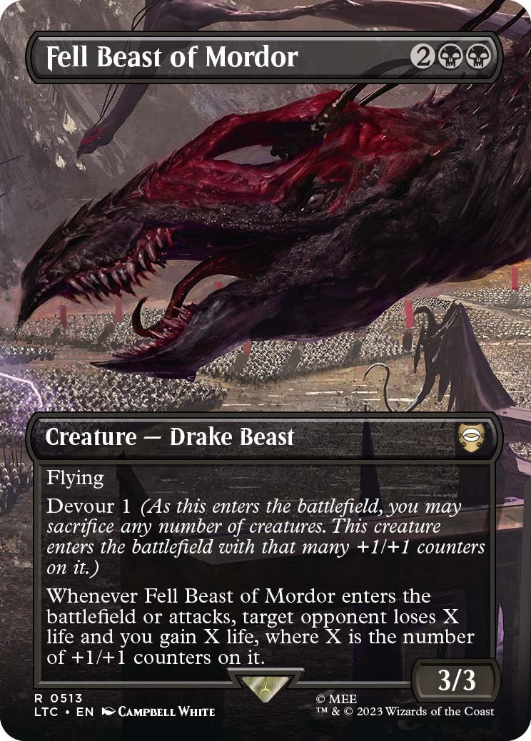 Fell Beast of Mordor (Borderless)
