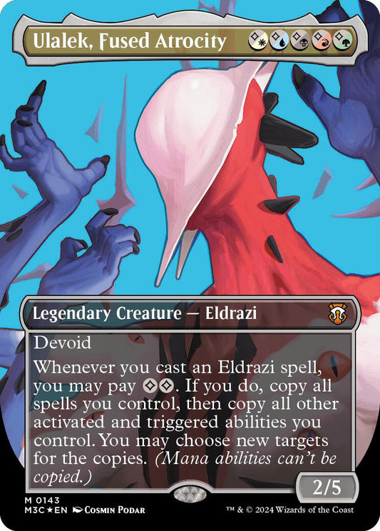 Ulalek, Fused Atrocity (Borderless) (Ripple Foil) [M3C - 143]