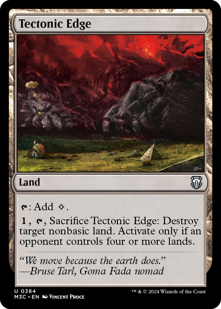 Tectonic Edge (Ripple Foil) [M3C - 384]