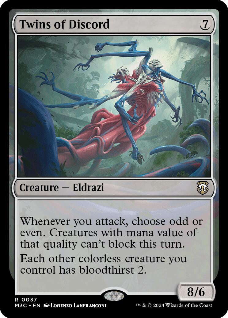 Twins of Discord (Ripple Foil) [M3C - 37]