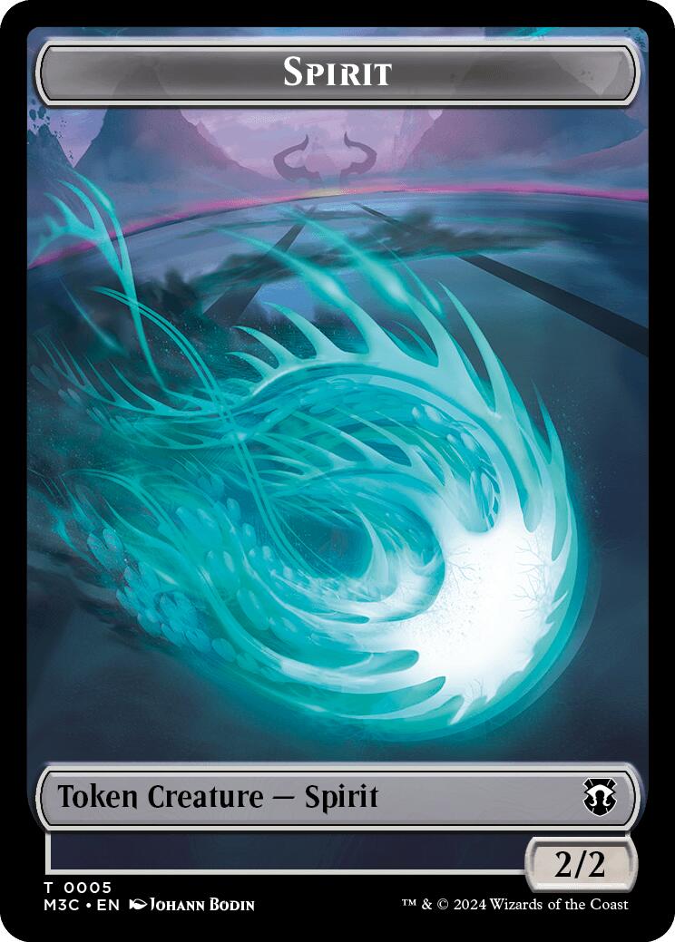 Spirit (Ripple Foil) // Eldrazi Double-Sided Token [M3C - 5 // 1]
