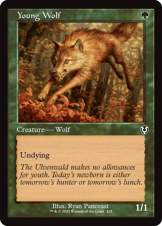 Young Wolf (Retro Frame) [INR - 425]