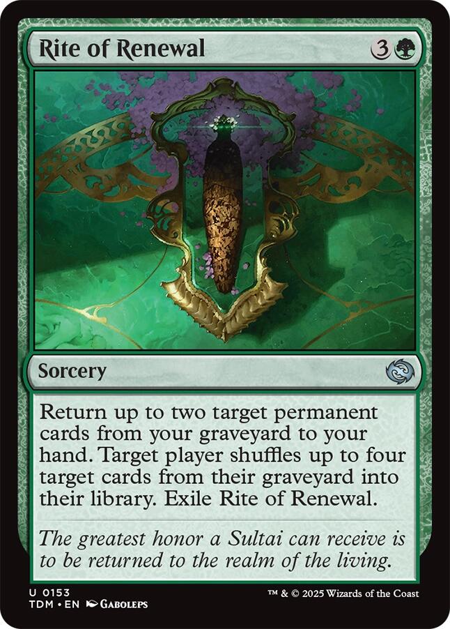 Rite of Renewal [TDM - 153]