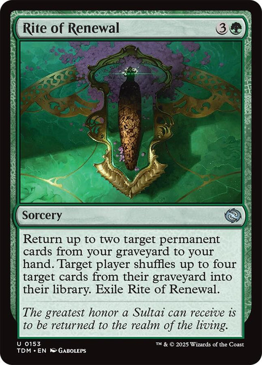 Rite of Renewal [TDM - 153]