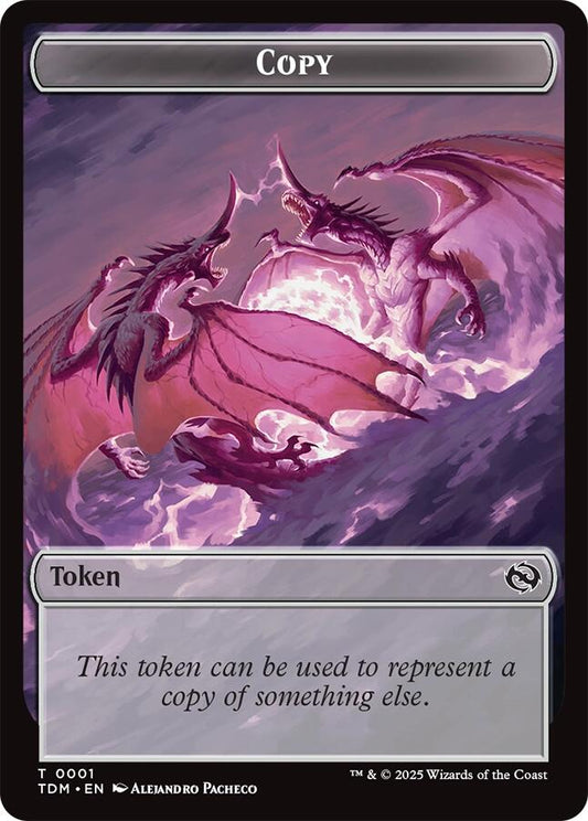 Copy // Monk Double-Sided Token [TDM - 1 // 3]