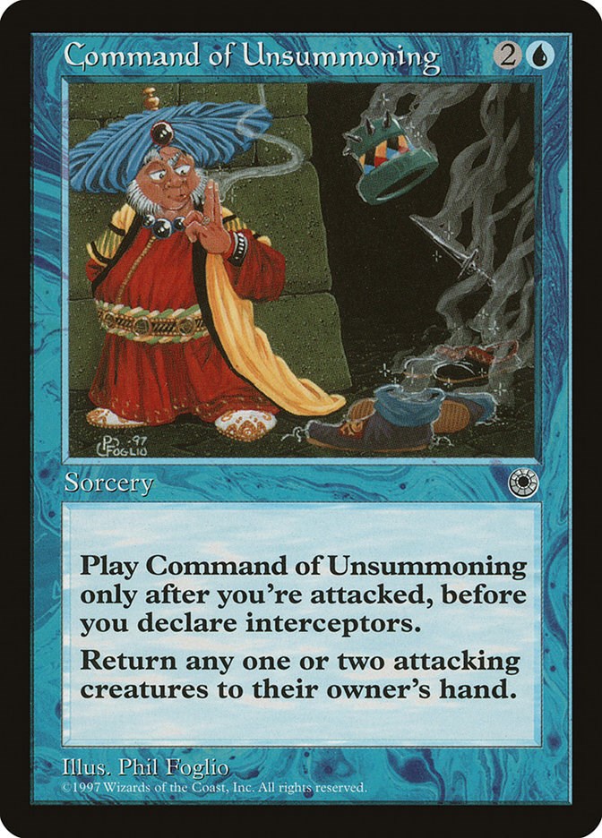 Command of Unsummoning [POR - N/A]