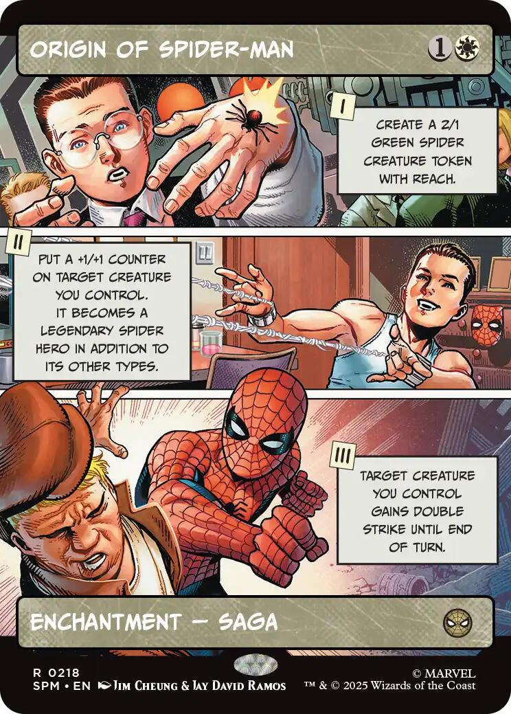 Origin of Spider-Man (Borderless)