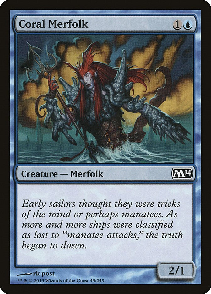 Coral Merfolk [M14 - 49]
