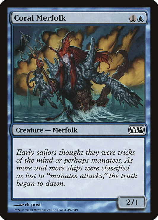Coral Merfolk [M14 - 49]