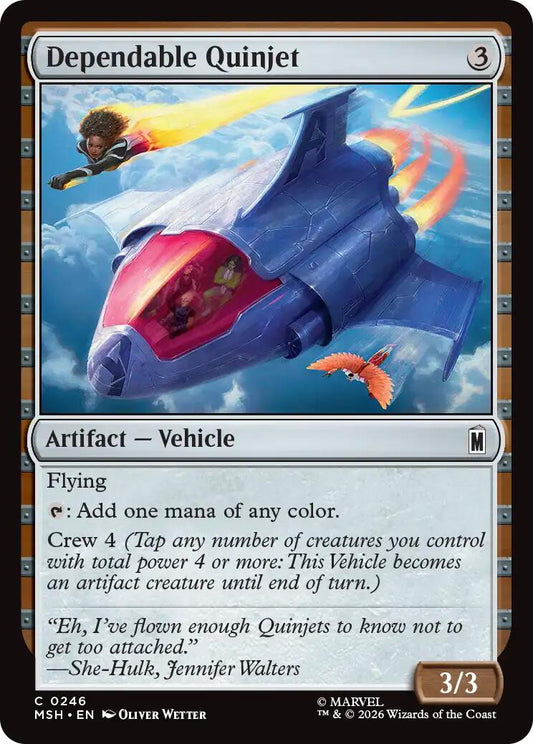 Dependable Quinjet