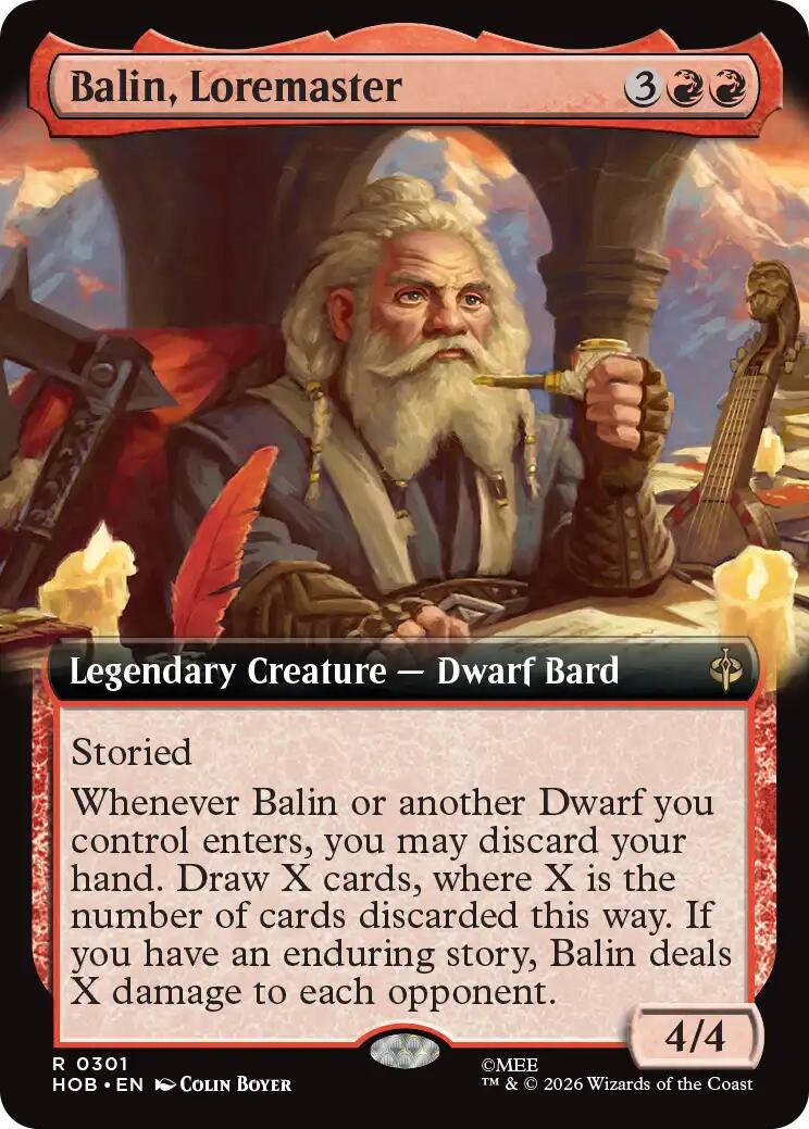 Balin, Loremaster (Extended Art)