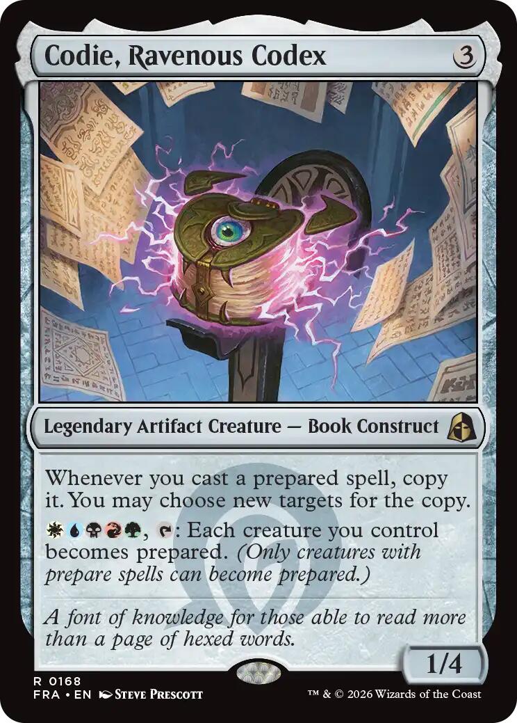 Codie, Ravenous Codex
