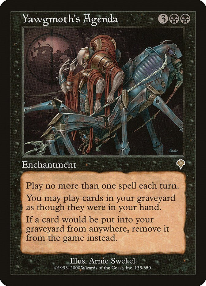 Yawgmoth's Agenda [INV - 135]