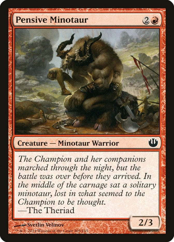 Pensive Minotaur [JOU - 105]