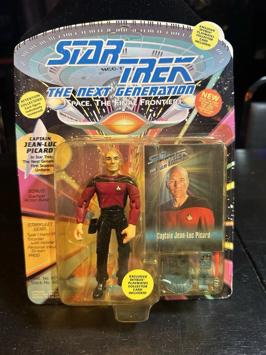 Vtg Playmates Toys Star Trek TNG Captain Jean-Luc Picard Action Figure