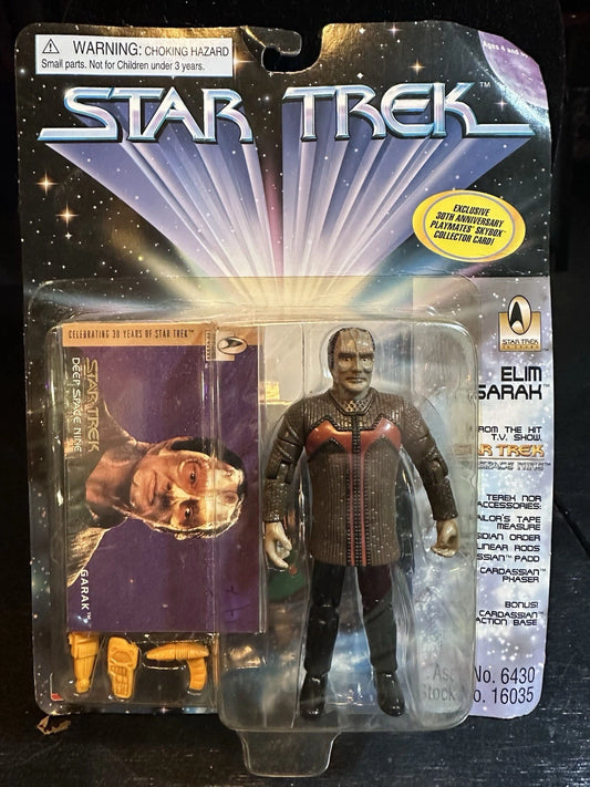 Vtg 1996 Playmates Star Trek DS9 Elim Garak Action Figure New on Card