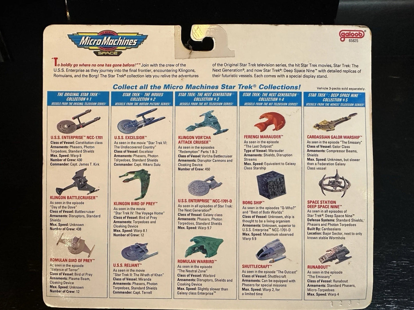 Micro Machines Star Trek Deep Space Nine Space Ship Replicas